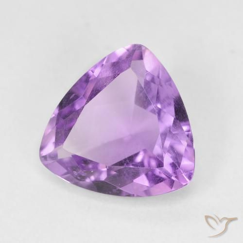 Améthyste Violet violacé naturelle Trillion, 2.60 ct, VVS-VS
