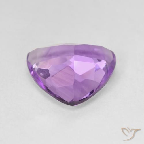 Améthyste Violet violacé naturelle Trillion, 2.60 ct, VVS-VS