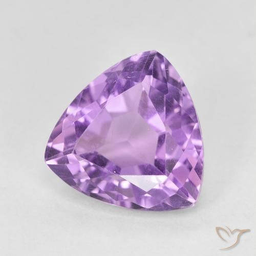 Améthyste Violet violacé naturelle Trillion, 2.93 ct, VVS-VS