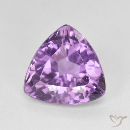 2.91ct Naturel Violet moyen Améthyste, Trillion, VVS-VS