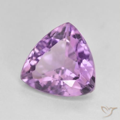 Améthyste Violet moyen naturelle Trillion, 2.91 ct, VVS-VS