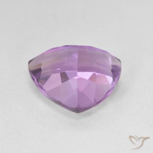 Améthyste Violet moyen naturelle Trillion, 2.91 ct, VVS-VS