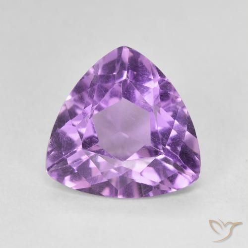 2.75ct Naturel Violet moyen Améthyste, Trillion, VVS-VS
