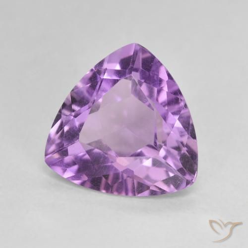 Améthyste Violet moyen naturelle Trillion, 2.75 ct, VVS-VS