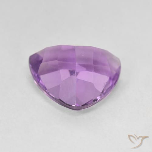 Améthyste Violet moyen naturelle Trillion, 2.75 ct, VVS-VS