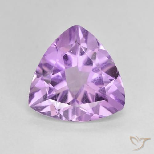 2.64ct Naturel Violet rose moyen Améthyste, Trillion, VVS-VS