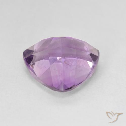 Améthyste Violet Rosâtre naturelle Trillion, 2.92 ct, VVS-VS