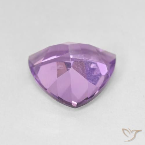 Améthyste Violet rose moyen naturelle Trillion, 2.70 ct, VVS-VS