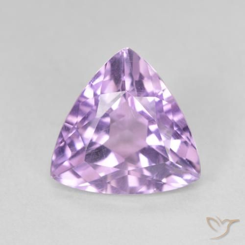 2.78ct Naturel Violet iris rosâtre Améthyste, Trillion, VVS-VS