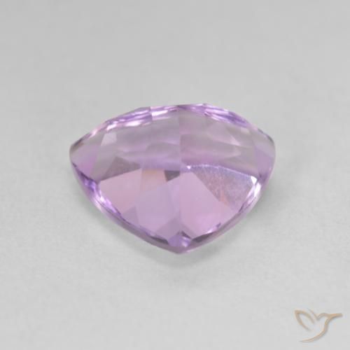 Améthyste Violet iris rosâtre naturelle Trillion, 2.78 ct, VVS-VS
