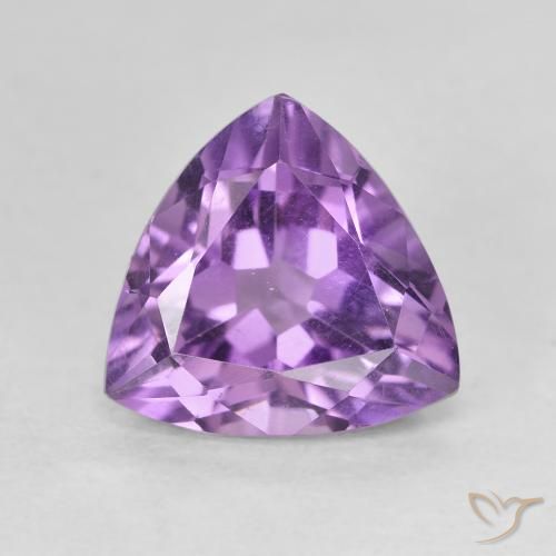 2.82ct Naturel Violet Iris Améthyste, Trillion, VVS-VS
