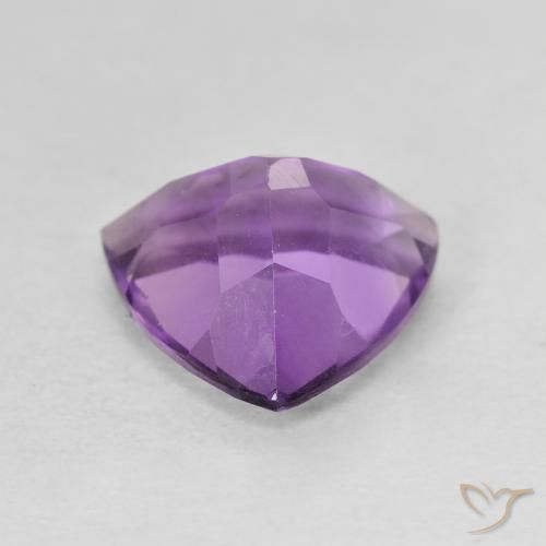 Améthyste Violet Iris naturelle Trillion, 2.82 ct, VVS-VS