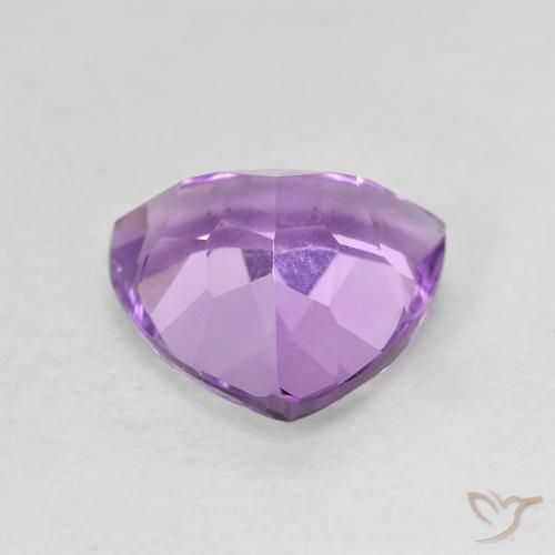 Améthyste Violet Iris naturelle Trillion, 2.93 ct, VVS-VS