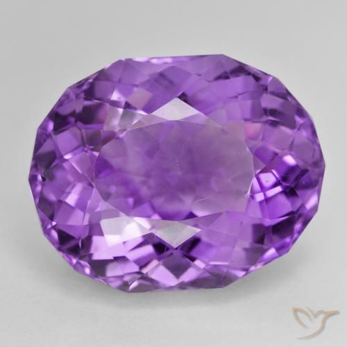 30.90ct Naturel Violet intense Améthyste, ovale, VVS