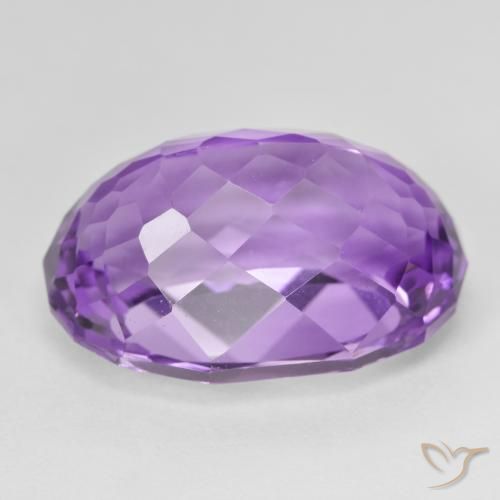 Améthyste Pourpre violacé profond naturelle ovale, 26.10 ct, VVS