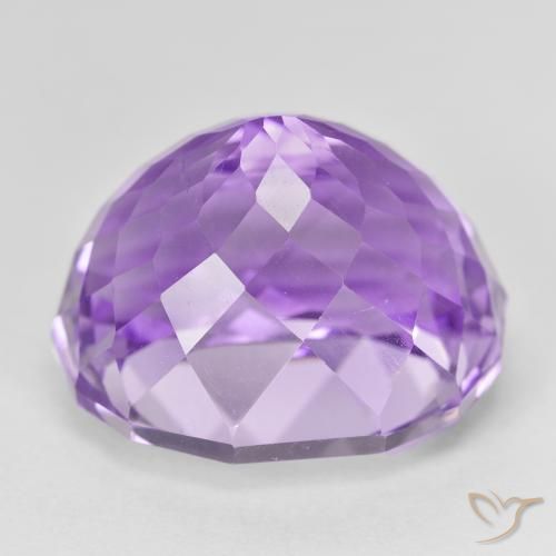 Améthyste Violet vif naturelle ovale, 24.84 ct, VVS-VS