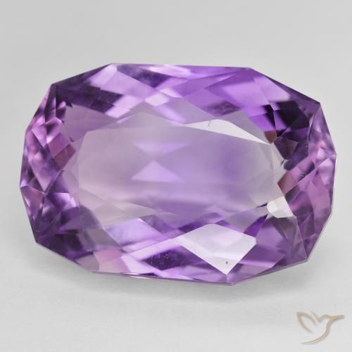 Améthyste Pourpre violacé moyen naturelle Coussin, 28.85 ct, VVS-VS