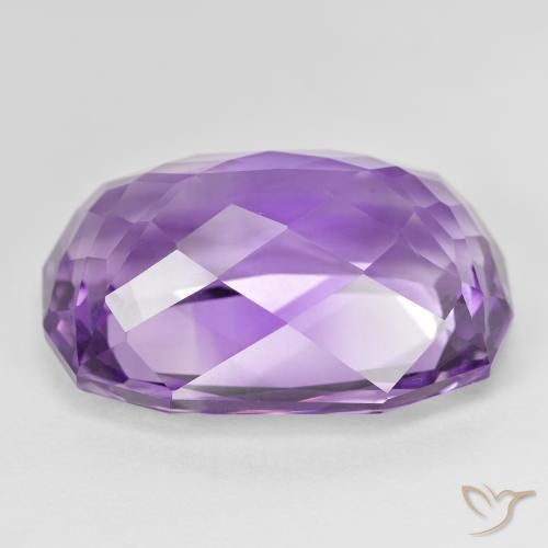 Améthyste Pourpre violacé moyen naturelle Coussin, 28.85 ct, VVS-VS