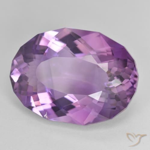Améthyste Violet violacé naturelle ovale, 21.94 ct, VVS-VS