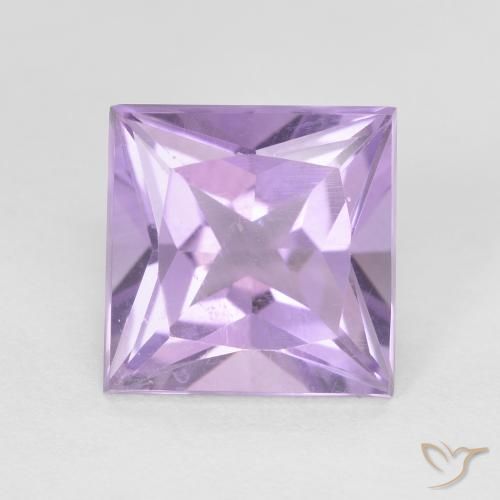 2.25ct Naturel Violet rose moyen Améthyste, Carré, VS