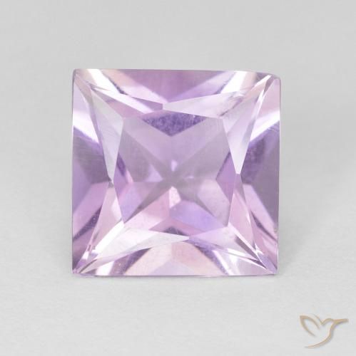 2.08ct Naturel Violet rosâtre léger Améthyste, Carré, VS