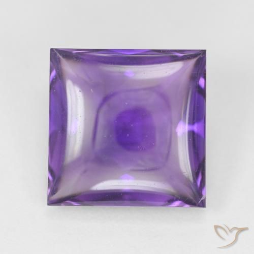 4.10ct Naturel Medium Light-Violet Améthyste, Carré, Transparent