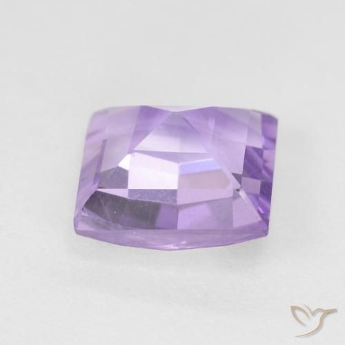 Améthyste Violet Iris naturelle Carré, 1.54 ct, VVS-VS