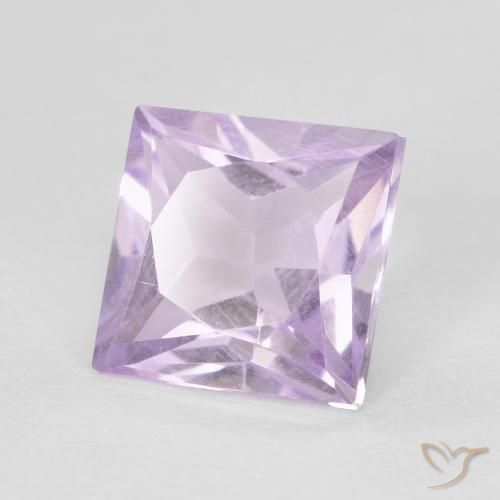 Améthyste Magenta léger naturelle Carré, 0.93 ct, VVS