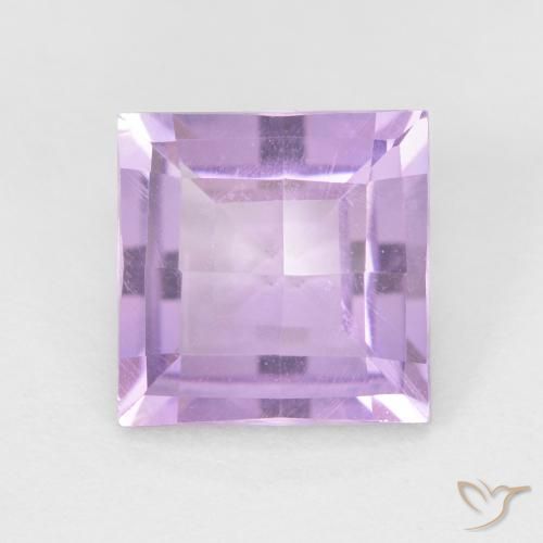 1.71ct Naturel Violet rosâtre léger Améthyste, Carré, VVS