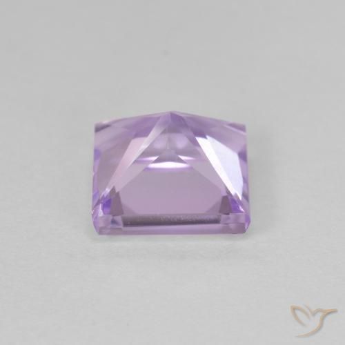 Améthyste Violet clair naturelle Carré, 1.93 ct, VS