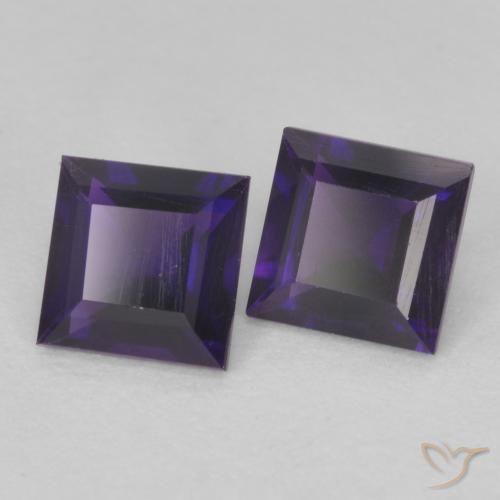 Shop natural 0.86ct Violet foncé Améthyste gems, Carré, from Brésil at GemSelect. In stock, global shipping!