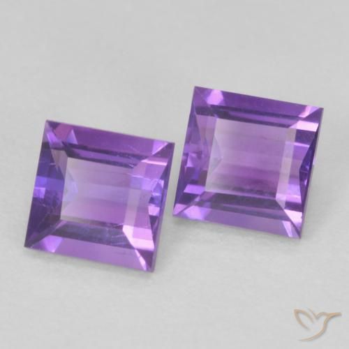 Shop natural 0.85ct Violet intense Améthyste gems, Carré, from Brésil at GemSelect. In stock, global shipping!