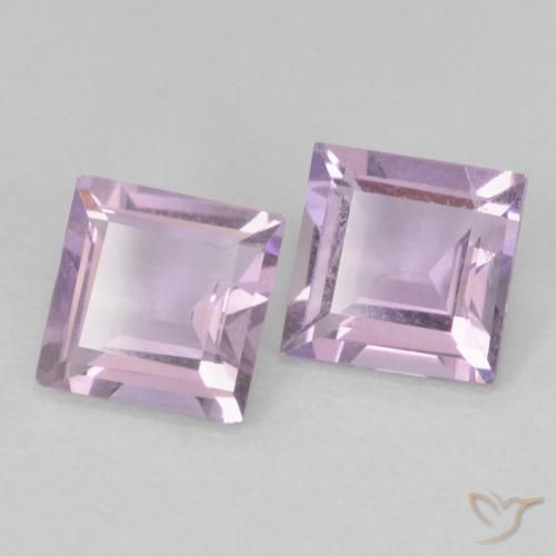 Shop natural 1.05ct Violet rosâtre léger Améthyste gems, Carré, from Brésil at GemSelect. In stock, global shipping!