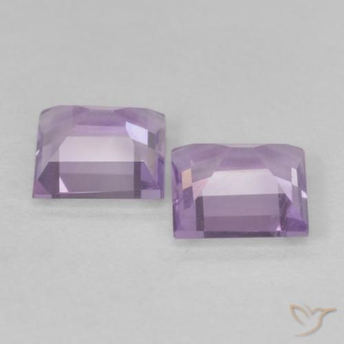 Shop natural 1.05ct Violet rosâtre léger Améthyste gems, Carré, from Brésil at GemSelect. In stock, global shipping!