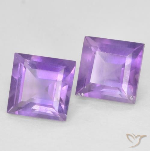 Shop natural 0.94ct Violet intense Améthyste gems, Carré, from Brésil at GemSelect. In stock, global shipping!