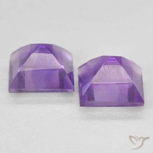 Shop natural 0.94ct Violet intense Améthyste gems, Carré, from Brésil at GemSelect. In stock, global shipping!