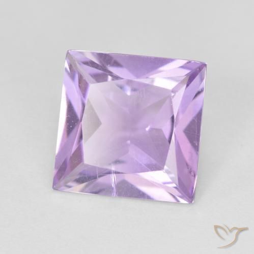 Améthyste Violet Iris naturelle Carré, 2.01 ct, VS