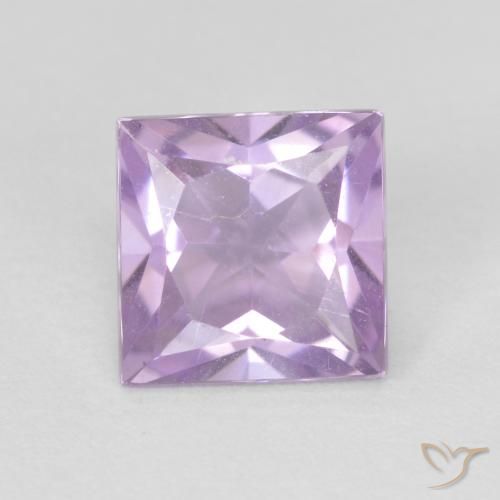 1.06ct Naturel Violet rosâtre léger Améthyste, Carré, VS