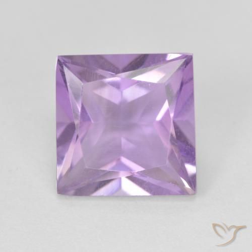 2.32ct Naturel Violet rose moyen Améthyste, Carré, VS