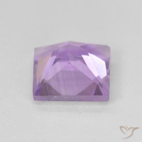 Améthyste Violet rose moyen naturelle Carré, 2.32 ct, VS