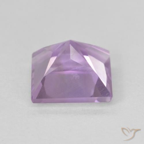 Améthyste Violet clair naturelle Carré, 1.97 ct, VS