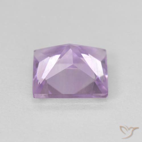 Améthyste Violet clair naturelle Carré, 2.03 ct, VS