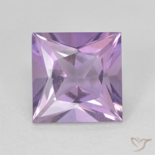 2.09ct Naturel Violet rose moyen Améthyste, Carré, VVS-VS