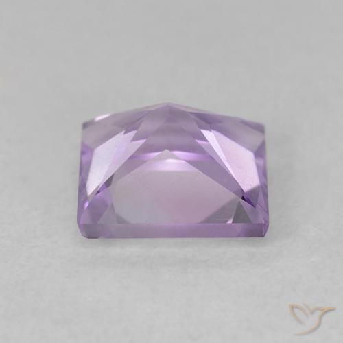 Améthyste Violet clair naturelle Carré, 1.80 ct, VVS