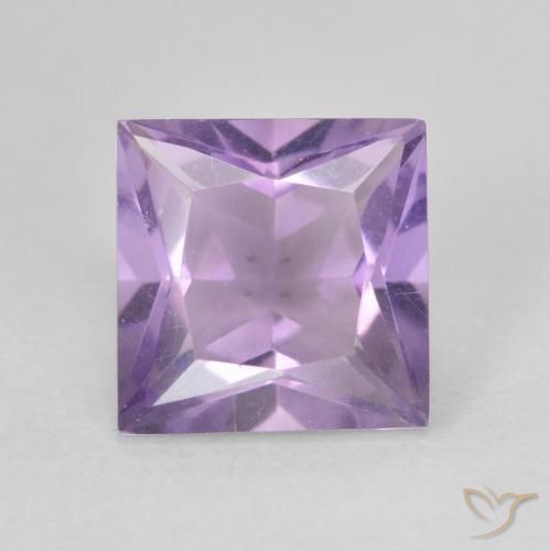 2.29ct Naturel Violet rose moyen Améthyste, Carré, VVS-VS