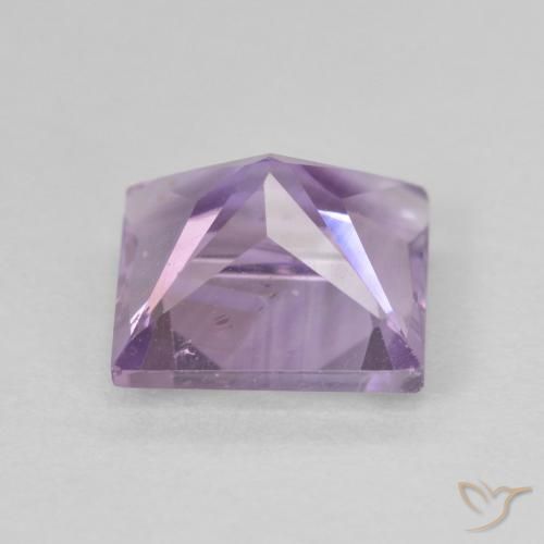 Améthyste Violet rose moyen naturelle Carré, 2.27 ct, VVS-VS