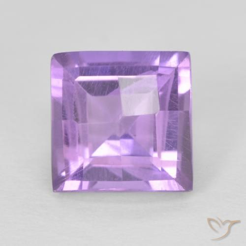 1.84ct Naturel Violet moyen Améthyste, Carré, VVS-VS