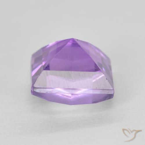 Améthyste Violet moyen naturelle Carré, 1.84 ct, VVS-VS