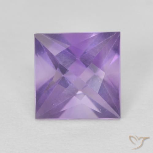 1.14ct Naturel Violet moyen Améthyste, Carré, VVS-VS