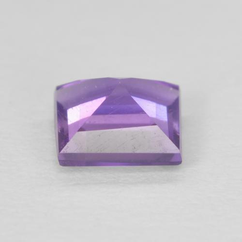 Améthyste Violet Rosâtre naturelle Carré, 0.37 ct, VVS-VS